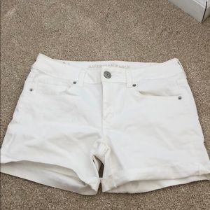 NEVER WORN white jean shorts